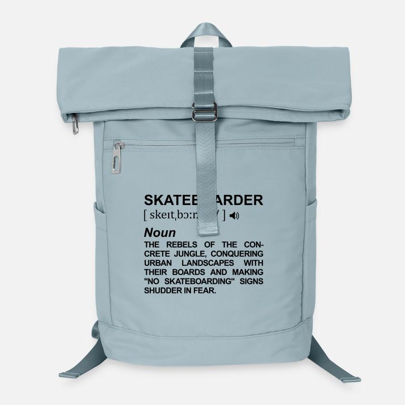 Skateboarder Definition Laptop Backpack