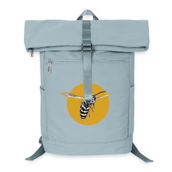 Wasp - Bee - Insect - Laptop Backpack - ice blue - Front