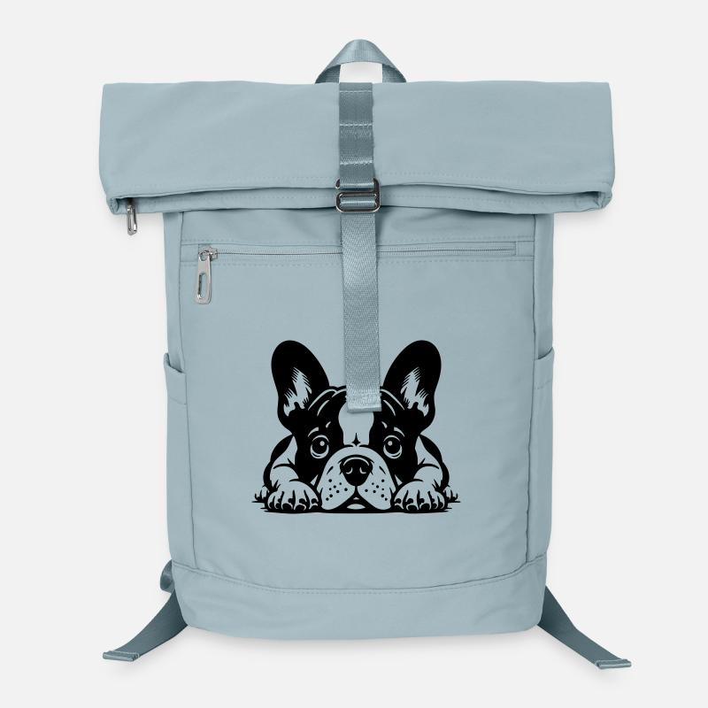 Tête de bouledogue français avec pattes Sac à dos ordinateur