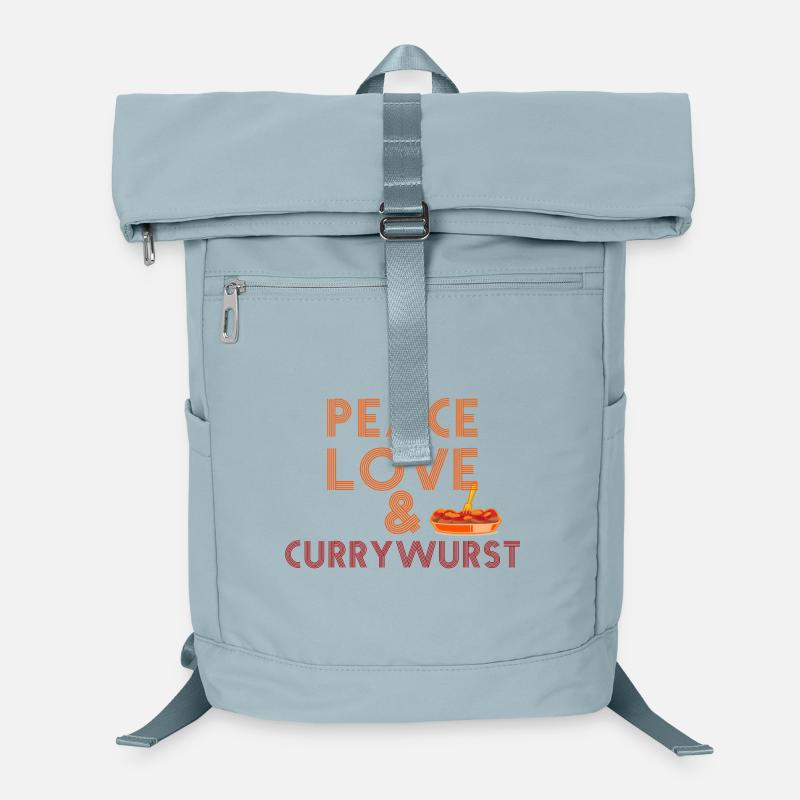 Peace, Love & Currywurst Laptop-Rucksack 