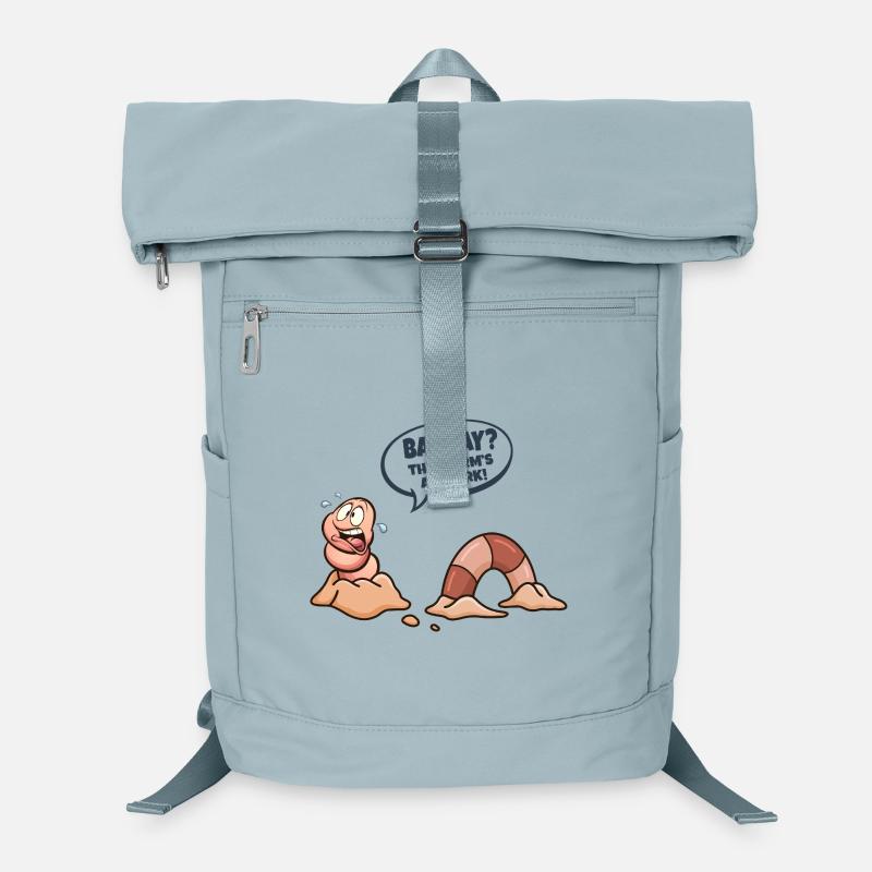 Worm in the workplace Bad day Laptop Backpack