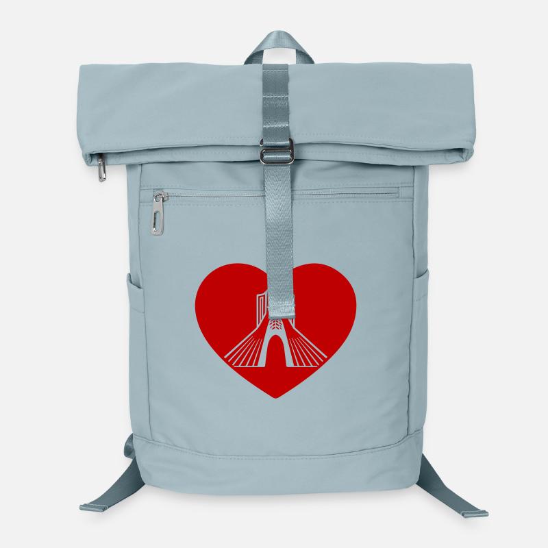 Azadi Iran Herz Laptop-Rucksack 