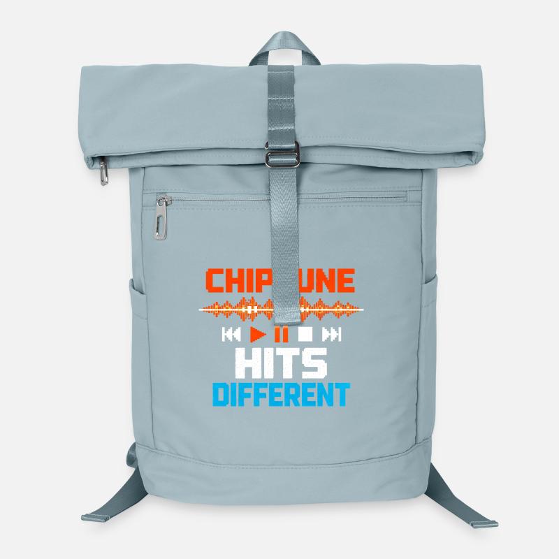 Chiptune tire différemment | Humour musical 8-bit Sac à dos ordinateur