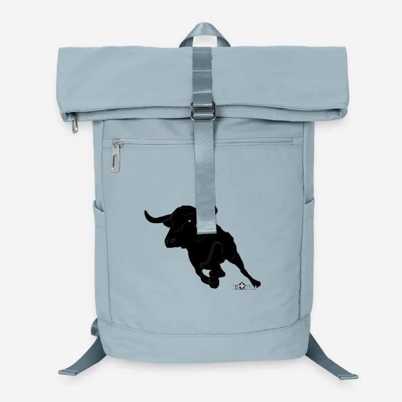 taureau en course - Sac à dos ordinateur - bleu glacier