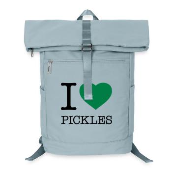 I LOVE PICKLES - Laptop Backpack - ice blue - Front