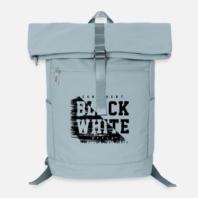 Black-and-white Laptop Backpack