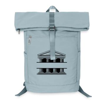Courthouse monogram - Laptop Backpack - ice blue - Front