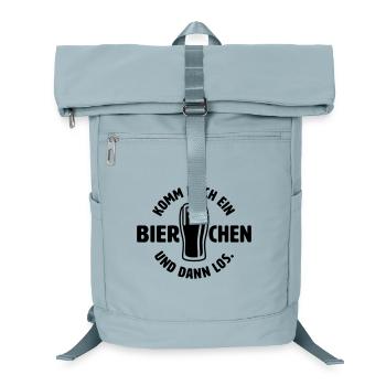 Noch ein Bierchen - Laptop-Rucksack  - Eisblau - Vorne