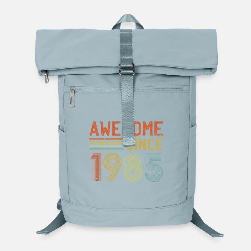 Retro 1985 Inspired Typeface Design Laptop Backpack