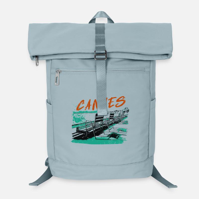 Cannes Côte d'Azur Illustration Sac à dos ordinateur