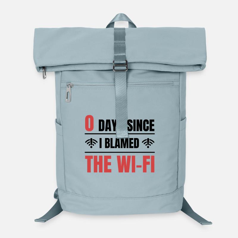 Techie 0 Days Since I Blamed The Wi-fi Laptop Backpack