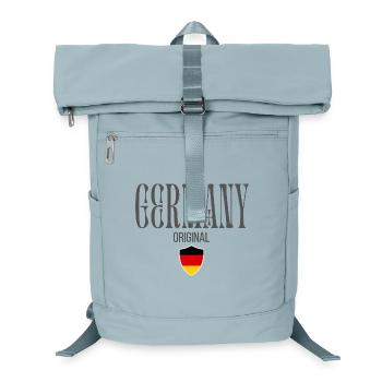 Drapeau de l’Allemagne, fabriqué en Allemagne - Sac à dos ordinateur - bleu glacier - Devant