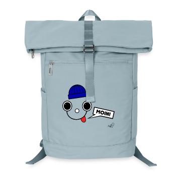 Koppie Moin avec Beanie - Sac à dos ordinateur - bleu glacier - Devant