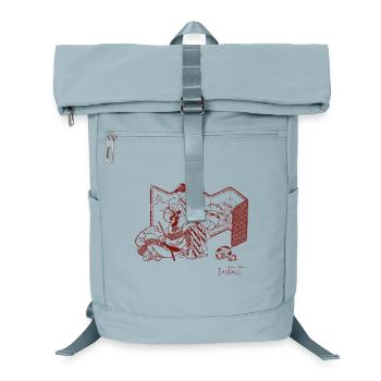 Lovers, Cat and Mouse – Instinct Design  Japan Art - Laptop Backpack - ice blue - Front