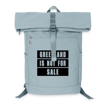 Greenland Is Not For Sale - Laptop-Rucksack  - Eisblau - Vorne