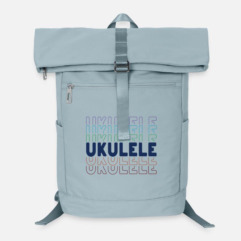 Ukulele typography Laptop Backpack