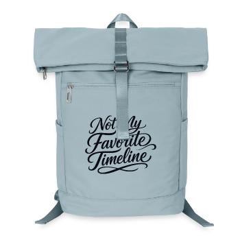 Sarkasmus ist nicht meine Lieblings-Timeline Lusti - Laptop-Rucksack  - Eisblau - Vorne