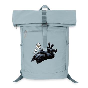 Schwarzer Schäferhund Schäferhundbesitzer  - Laptop-Rucksack  - Eisblau - Vorne