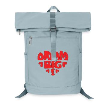 Dream Big! rot - Laptop-Rucksack  - Eisblau - Vorne