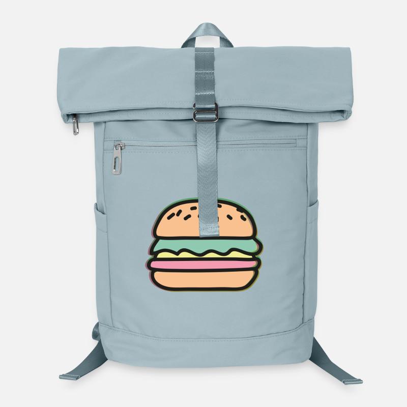 Burger Illustration Sac à dos ordinateur