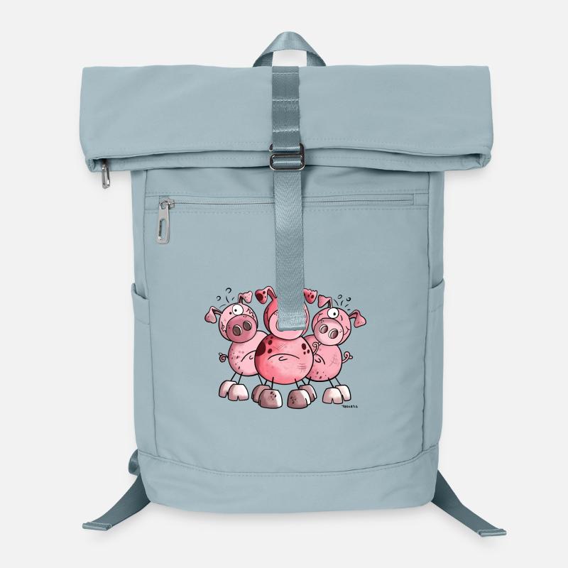 Schweine Trio Laptop-Rucksack 