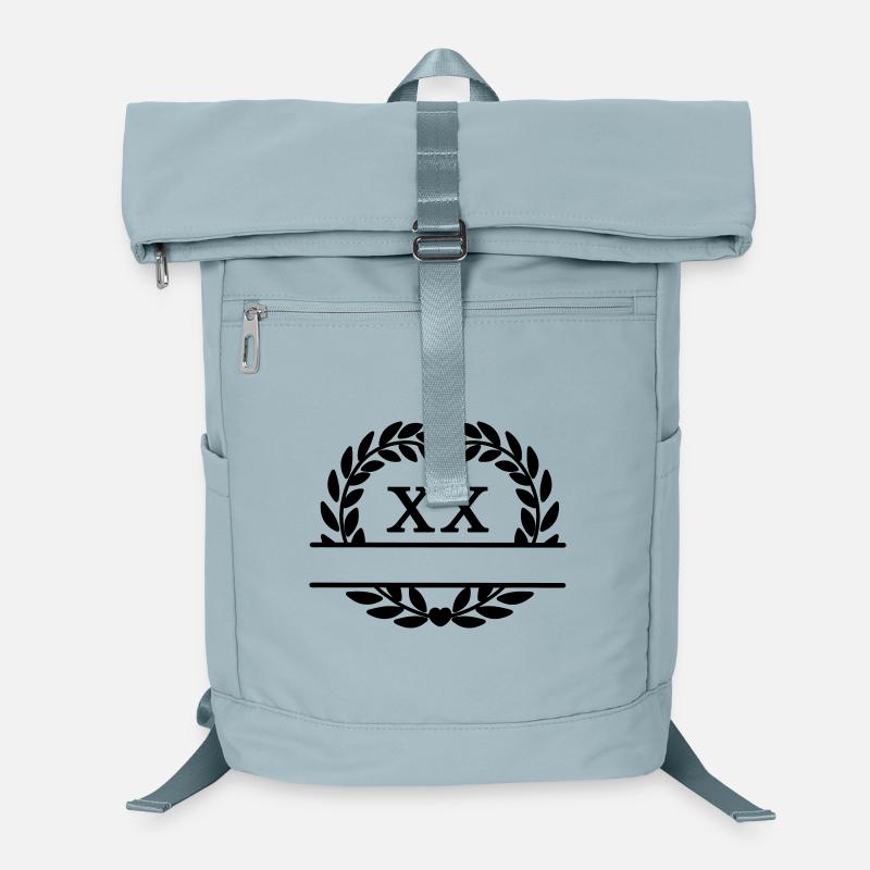 Twenty years, in Latin numerals laurel wreath Laptop Backpack