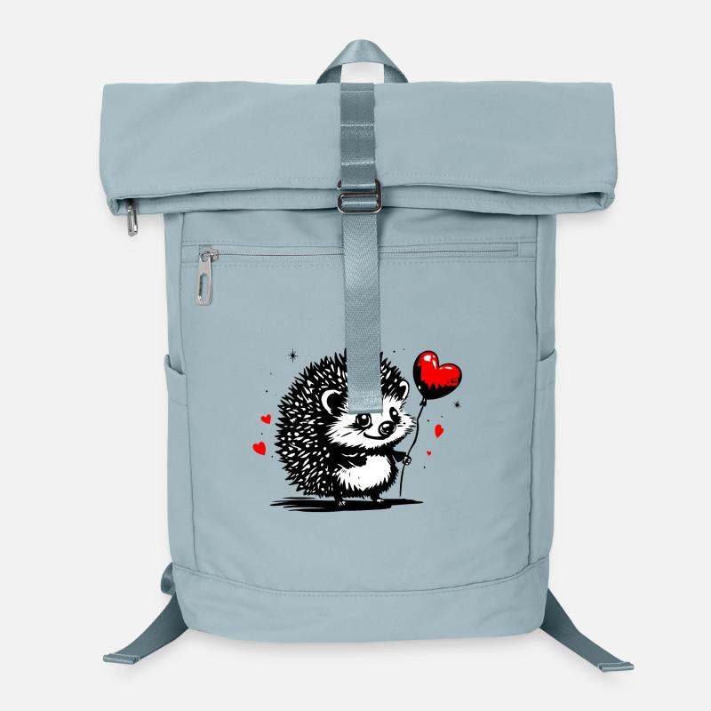 Hérisson avec ballon coeur - Heartful Creatures Sac à dos ordinateur