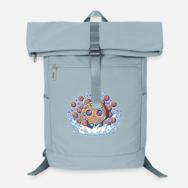 Cookie in Milk in Space Laptop Backpack