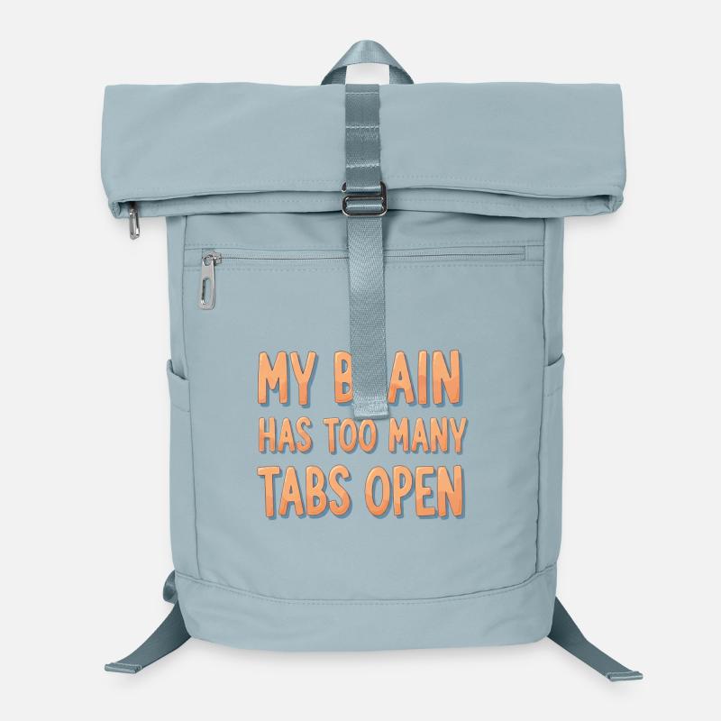 My Brain Has Too Many Tabs Open Laptop Backpack