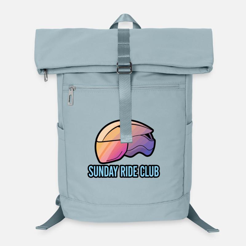 Sunday Ride Club Gradient Helmet Laptop Backpack