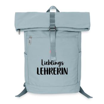 Lieblings Lehrerin Herz Geschenk Schule - Laptop-Rucksack  - Eisblau - Vorne