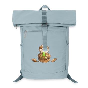 Sloth And Frog Friendship Chill - Laptop Backpack - ice blue - Front