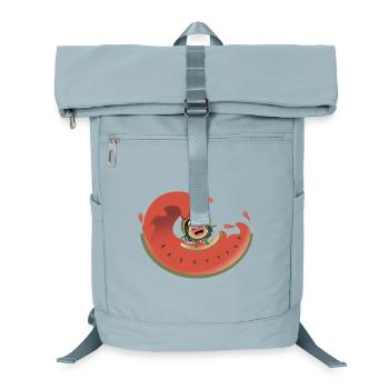 Surfing watermelon - Laptop Backpack - ice blue - Front