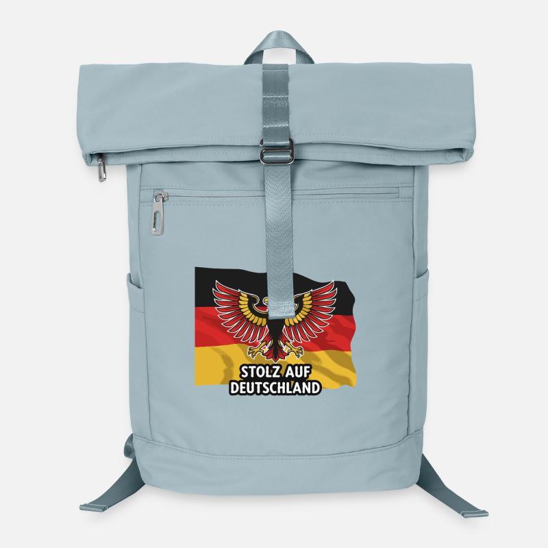 Stolz auf Deutschland with flag Laptop Backpack
