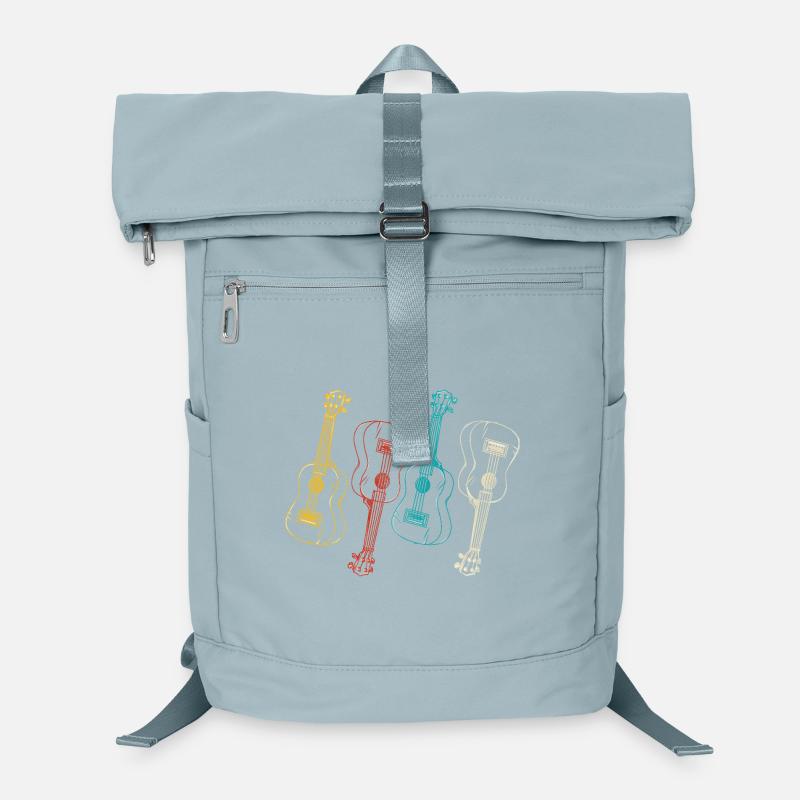 Hawaiian Ukulele Uke Retro Vintage Laptop-Rucksack 