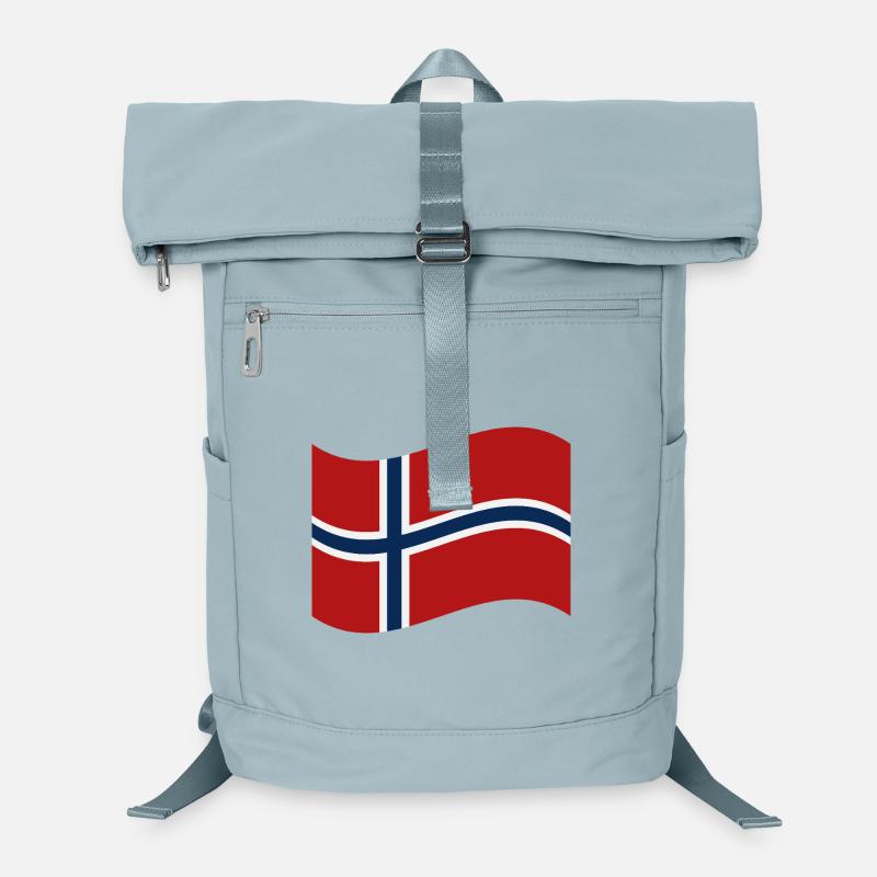 Norwegische Flagge Laptop-Rucksack 