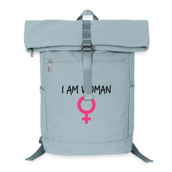 I Am Woman Feminism Power Woman - Laptop Backpack - ice blue - Front