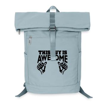 awesome - Laptop-Rucksack  - Eisblau - Vorne