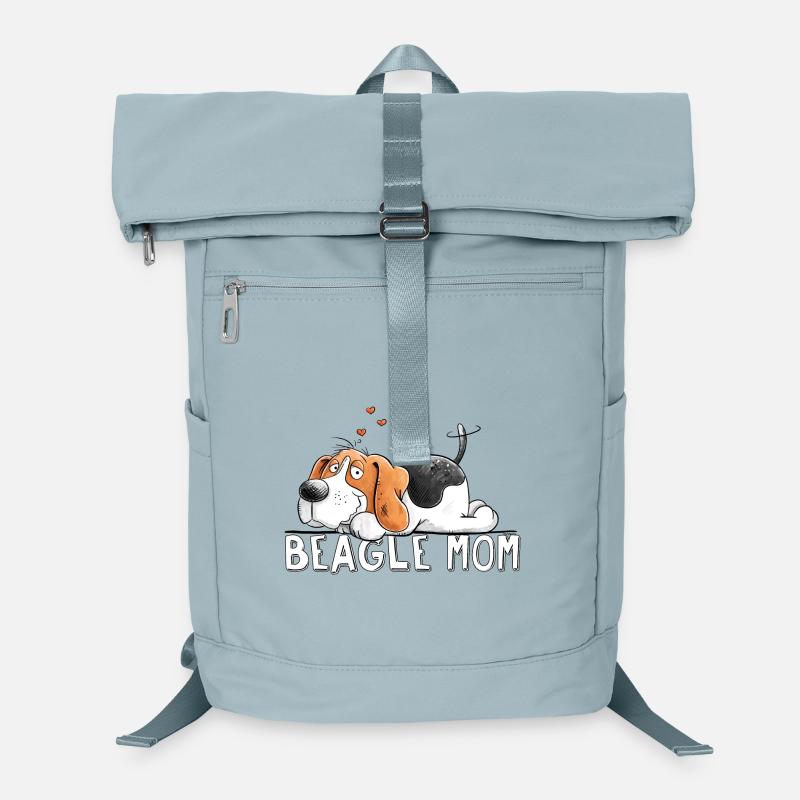 Beagle Mama I Dog Comic I Dog Saying Laptop Backpack