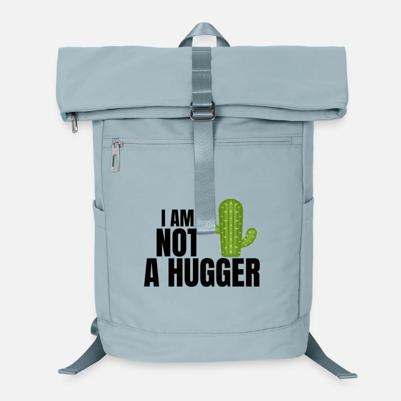 I am not a hugger, hug, cactus Laptop Backpack