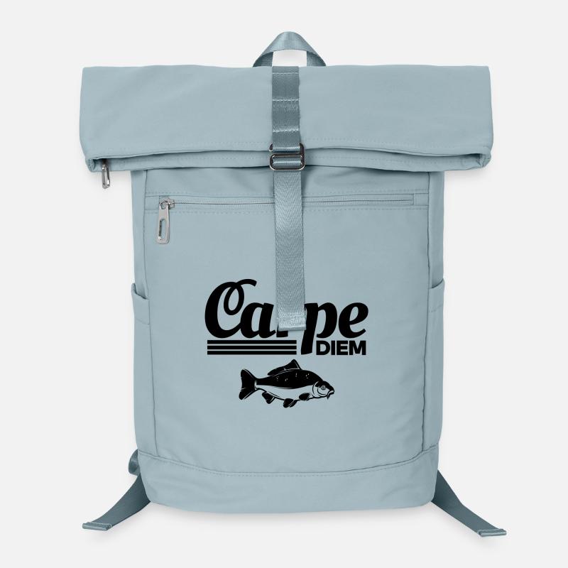 pêche, pêcheur, carpe Sac à dos ordinateur