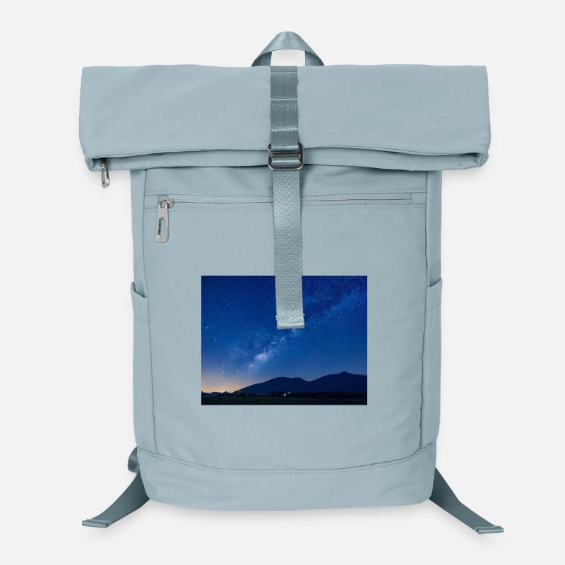Starry Sky Night Mountain Laptop Backpack