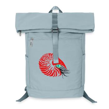 Perlboot, Ammonit, Kopffüßer, Nautilus - Laptop-Rucksack  - Eisblau - Vorne
