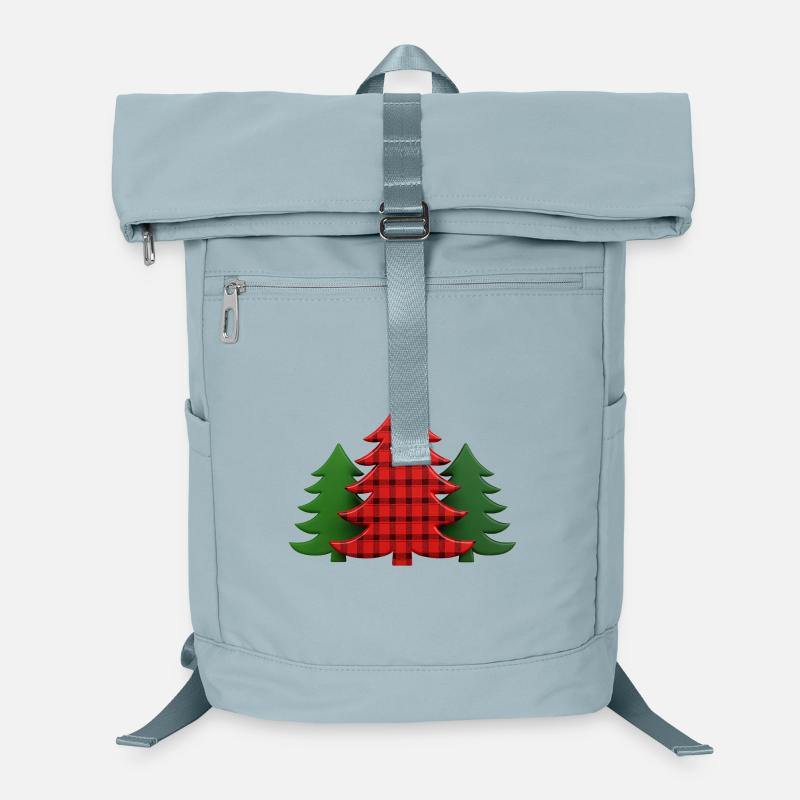 Plaid Tree Christmas Trees Christmas Tree Laptop Backpack