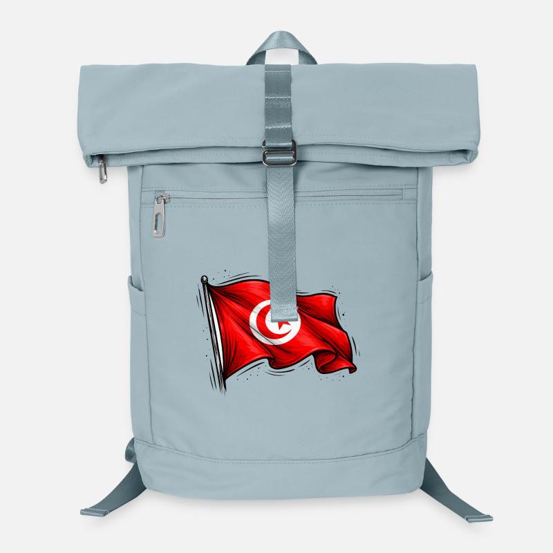 Tunisian flag Laptop Backpack