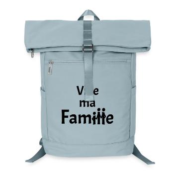 VIVE MA FAMILLE ! - Jeux de Mots - Francois Ville  - Sac à dos ordinateur - bleu glacier - Devant