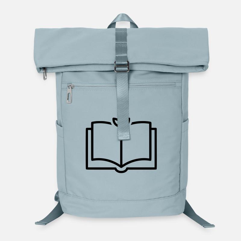 Book Nature Sheet Outline Laptop Backpack