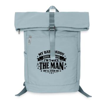 Mon père de bébé me déteste parce que je suis deux fois meilleur que l’homme - Sac à dos ordinateur - bleu glacier - Devant