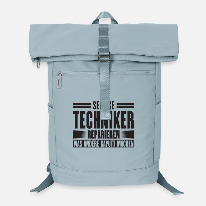 Servicetechniker Support Lösung Spruch Service Laptop-Rucksack 