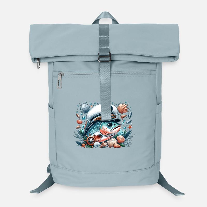 Captain Salmon Laptop Backpack